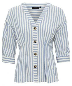 PEPPERCORN Femme MINA Blouse Cashmere Blue St -Promos PEPPERCORN Magasin f1c05e7c367f489b9846a38a96ca5085