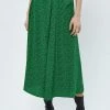 PEPPERCORN JULIANNA Jupe Longue Apple Green Print Femme