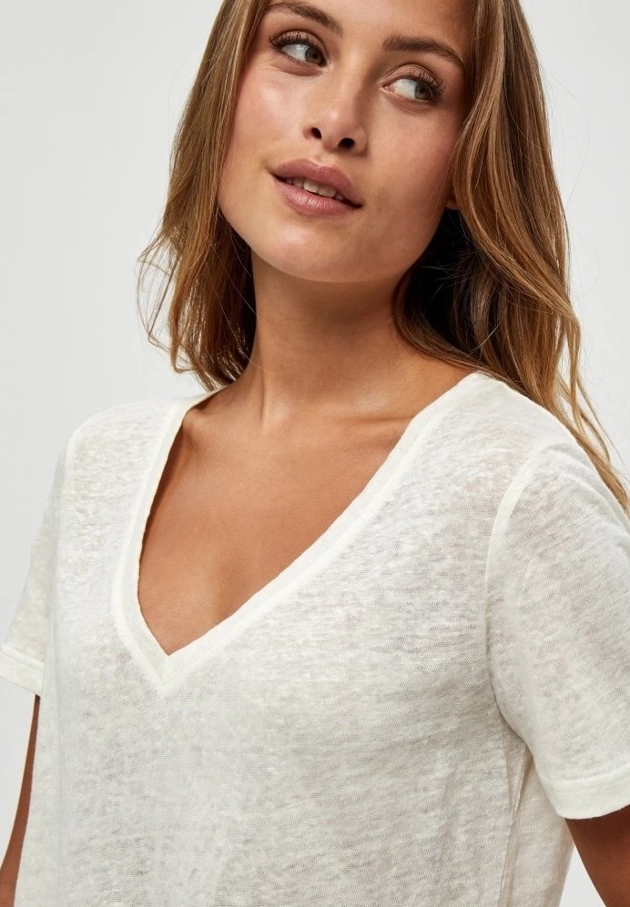 PEPPERCORN DICTE T Shirt Basique White Femme 4 PEPPERCORN DICTE T Shirt Basique White Femme – Image 4