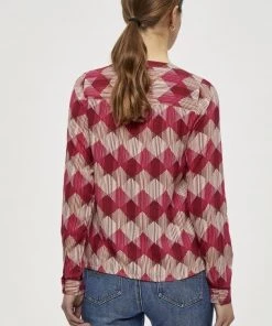 PEPPERCORN Blouse Maroon Red Femme -Promos PEPPERCORN Magasin f40d1d1417d74811a2dd2d8ae38f1551