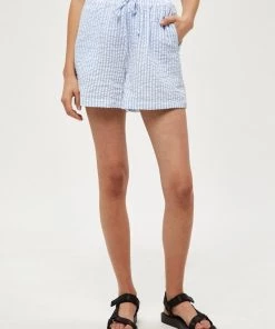 PEPPERCORN Femme ELAINE Short Skyway Blue Striped -Promos PEPPERCORN Magasin f42a29fde269471595bc049c39ff2ca4