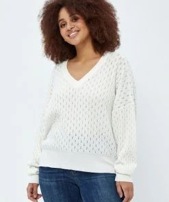 PEPPERCORN Femme ROSALIA Pullover Cloud Dancer