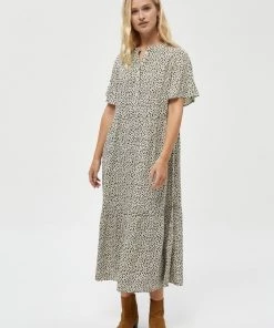 PEPPERCORN Femme CAISA SOPHIA Robe Chemise Seedpearl Cream Pr