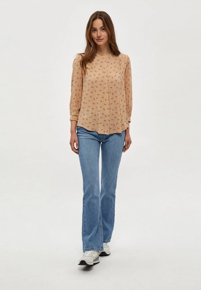 PEPPERCORN Femme BECCA Blouse Warm Sand Pr 2 PEPPERCORN Femme BECCA Blouse Warm Sand Pr – Image 2