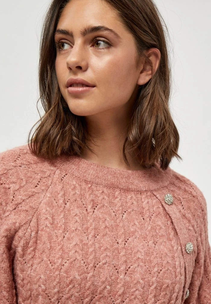 PEPPERCORN PENELOPE Pullover Ash Rose Melange Femme 4 PEPPERCORN PENELOPE Pullover Ash Rose Melange Femme – Image 4