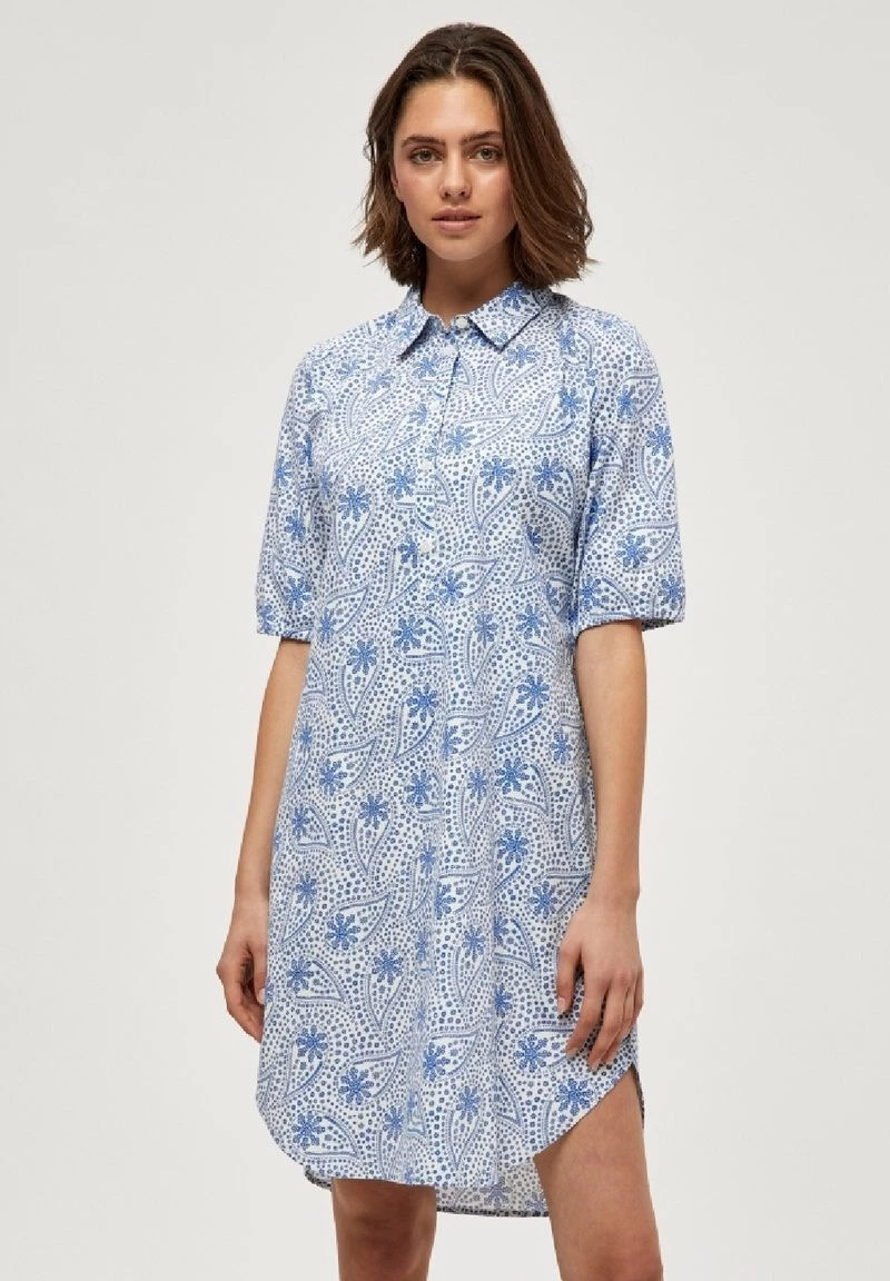 PEPPERCORN ELIN RAMIS Robe Chemise Nebulas Blue Pr Femme 1 PEPPERCORN ELIN RAMIS Robe Chemise Nebulas Blue Pr Femme