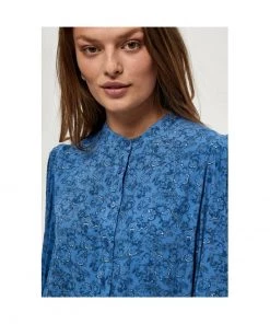 PEPPERCORN Femme CADY LISSI Blouse Star Sapphire Blue Print -Promos PEPPERCORN Magasin f79ded5a48cc4043b0f085c6316abe8b