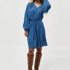PEPPERCORN Femme CADY Robe En Jersey Royal Blue