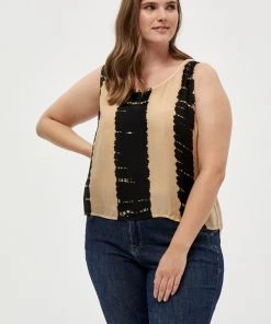 PEPPERCORN DIONA Débardeur Warm Sand Pr Femme