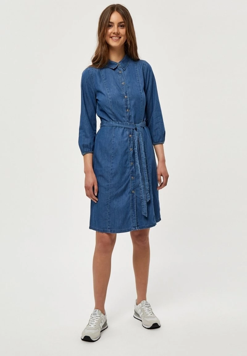 PEPPERCORN Robe En Jean Dark Blue Femme 2 PEPPERCORN Robe En Jean Dark Blue Femme – Image 2