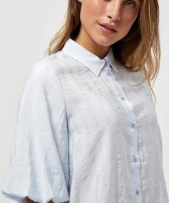 PEPPERCORN CARRIE Chemisier Duck Blue Femme -Promos PEPPERCORN Magasin f942a6236a0b4e2fa9dd430319a7e46c