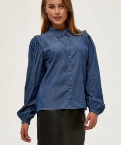 PEPPERCORN Femme Chemisier Dark Blue