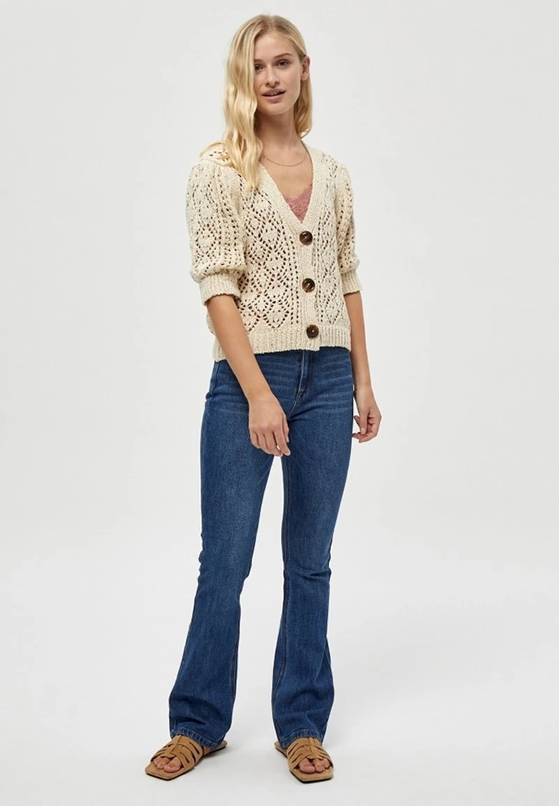 PEPPERCORN EDYN Gilet Seedpearl Cream Femme 2 PEPPERCORN EDYN Gilet Seedpearl Cream Femme – Image 2