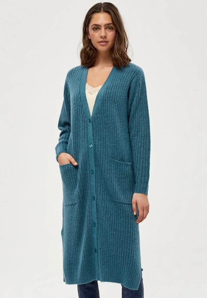 PEPPERCORN SCARLET Gilet Storm Blue Melange Femme 1 PEPPERCORN SCARLET Gilet Storm Blue Melange Femme