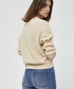 PEPPERCORN Femme ROSALIA V NECK Pullover Sandshell -Promos PEPPERCORN Magasin fa32907479ff4537b4ab5d3d1b4cd140