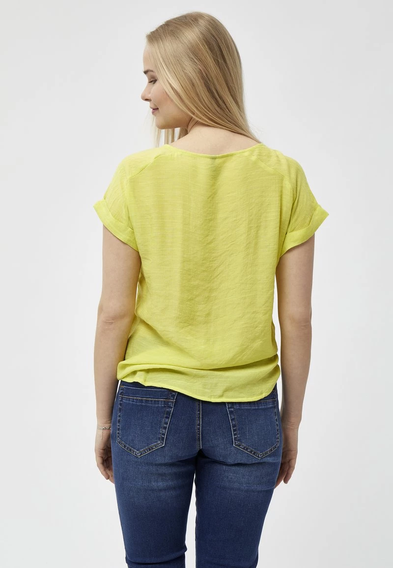 PEPPERCORN FENG Blouse Safety Yellow Femme 3 PEPPERCORN FENG Blouse Safety Yellow Femme – Image 3