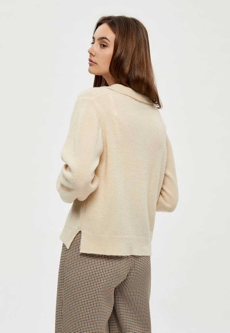 PEPPERCORN LINNEA Pullover Sandshell Melange Femme 3 PEPPERCORN LINNEA Pullover Sandshell Melange Femme – Image 3