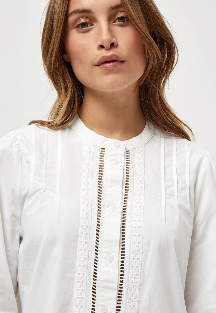 PEPPERCORN DORTHEA Chemisier Gardenia Femme 4 PEPPERCORN DORTHEA Chemisier Gardenia Femme – Image 4