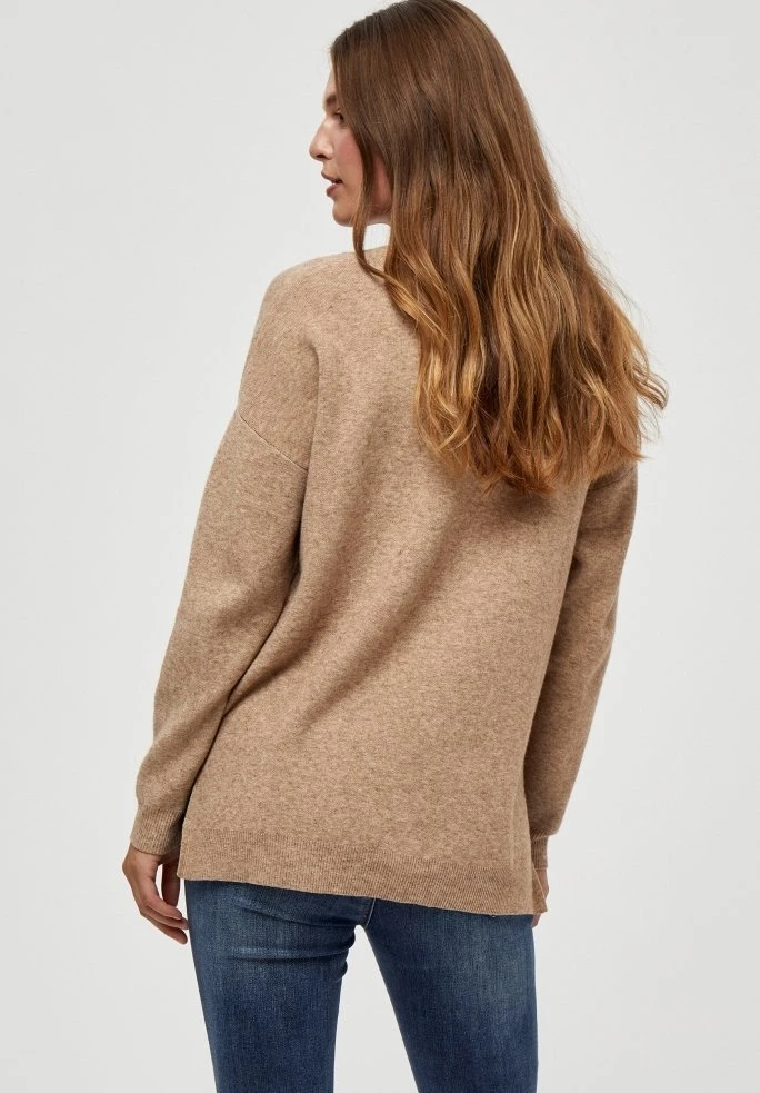 PEPPERCORN ROSALIA Pullover Warm Sand Melange Femme 3 PEPPERCORN ROSALIA Pullover Warm Sand Melange Femme – Image 3