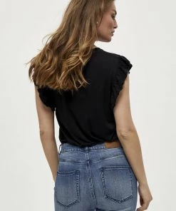 PEPPERCORN Femme MARIELLA T Shirt Imprimé Black -Promos PEPPERCORN Magasin fc84ffb8f8c744649c5d0eeb71135902